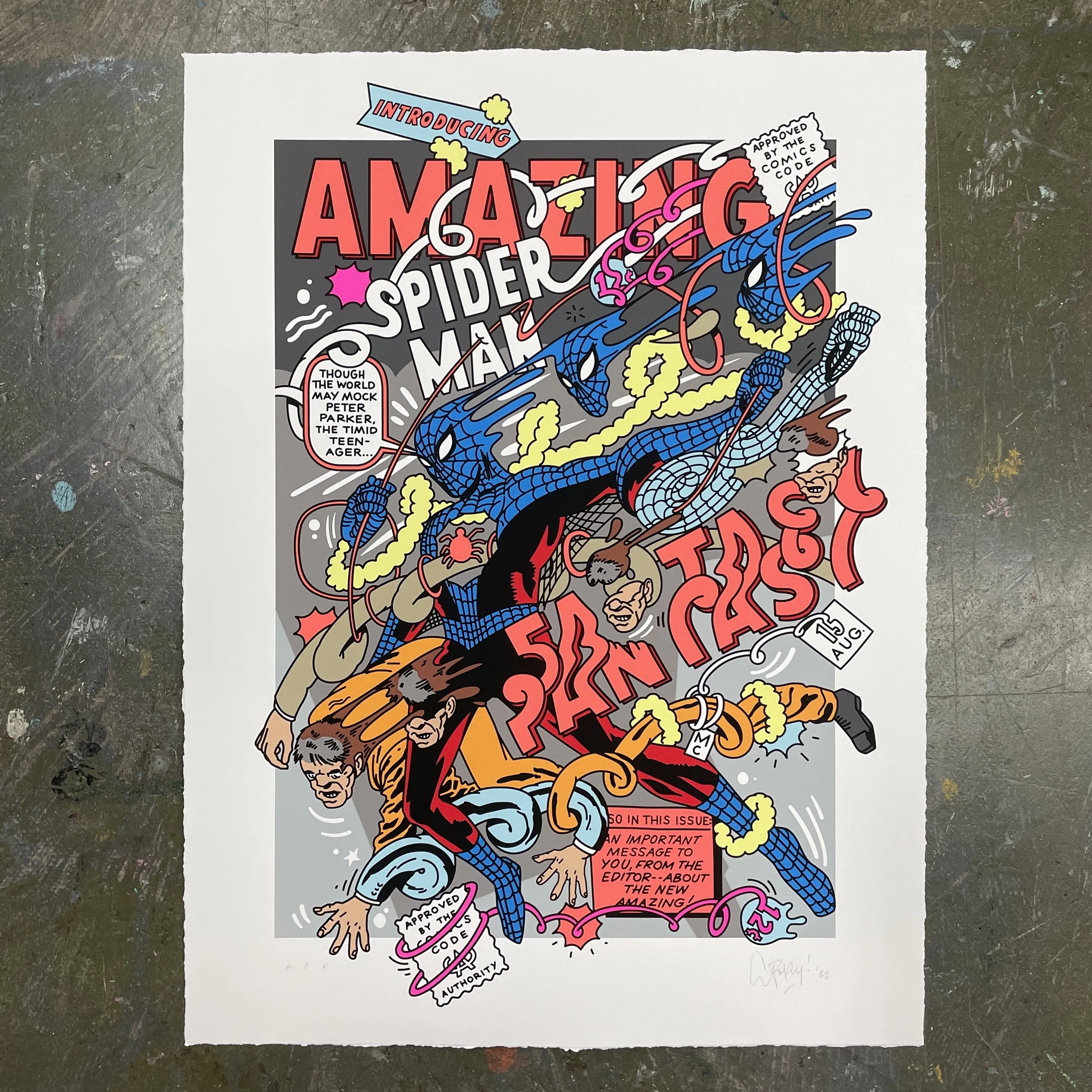 Amazing Fantasy (Web-Man variant)