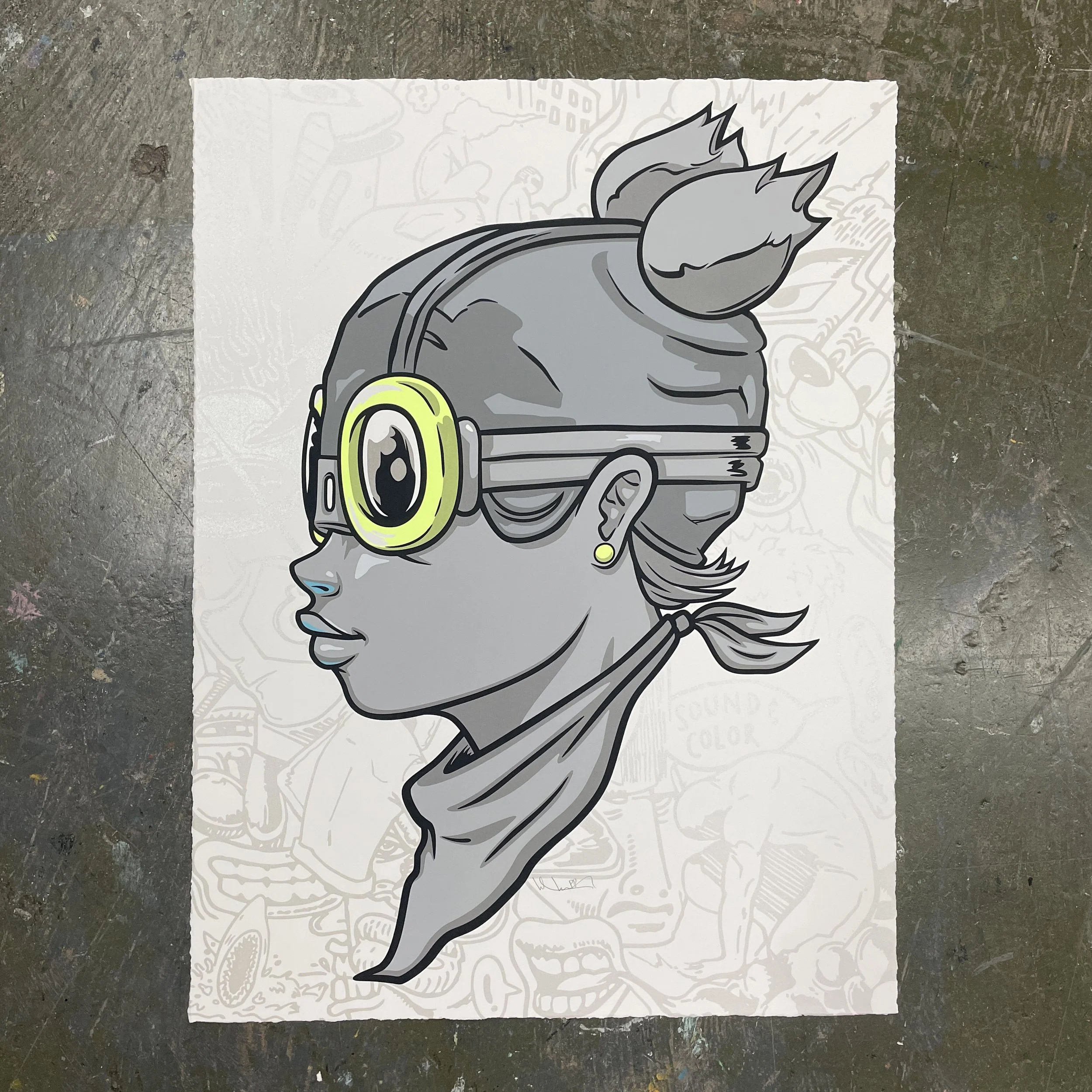 Beyond Kirby, Lil Momma (Neon Monochrome variant)