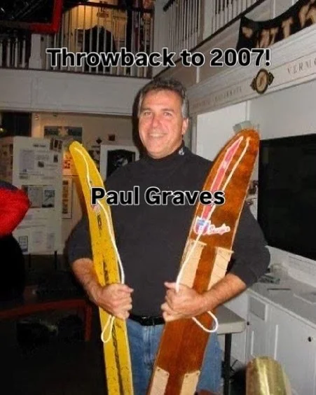 Throw back to 2007! Paul Graves with a couple of Snurfers! Who knew almost 20 years later much of his Snurfer collection would be on display at the Museum! Visit TH-Sun to learn more about the evolution of Snurfing into Snowboarding!
#snowboard #snur