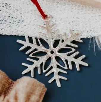 Handmade Snowflake Christmas Ornament