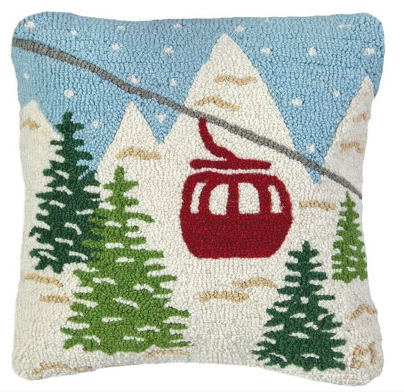 Gondola Hooked Wool Pillow
