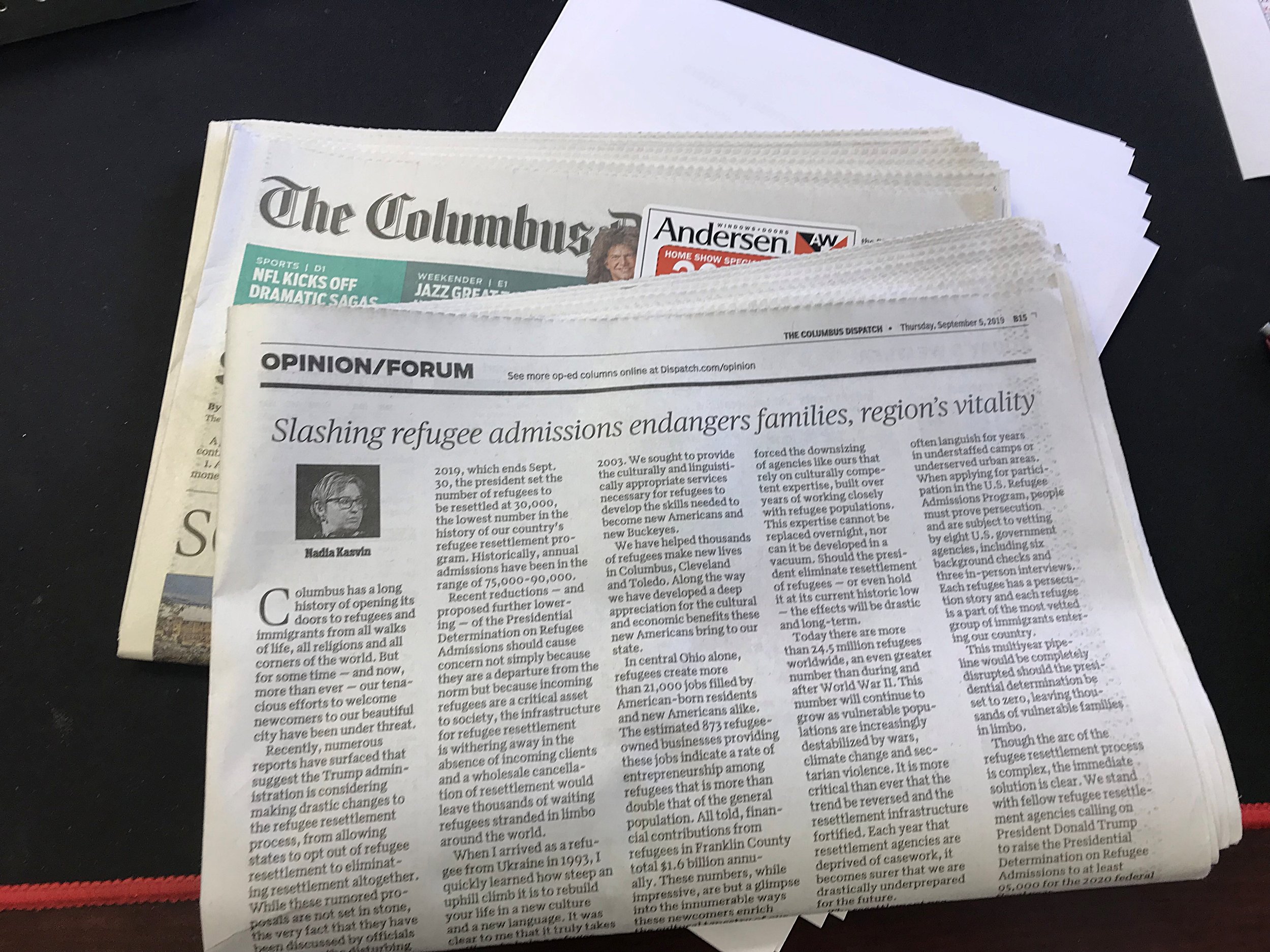 Co-Founder Shares Her Story in Columbus Dispatch