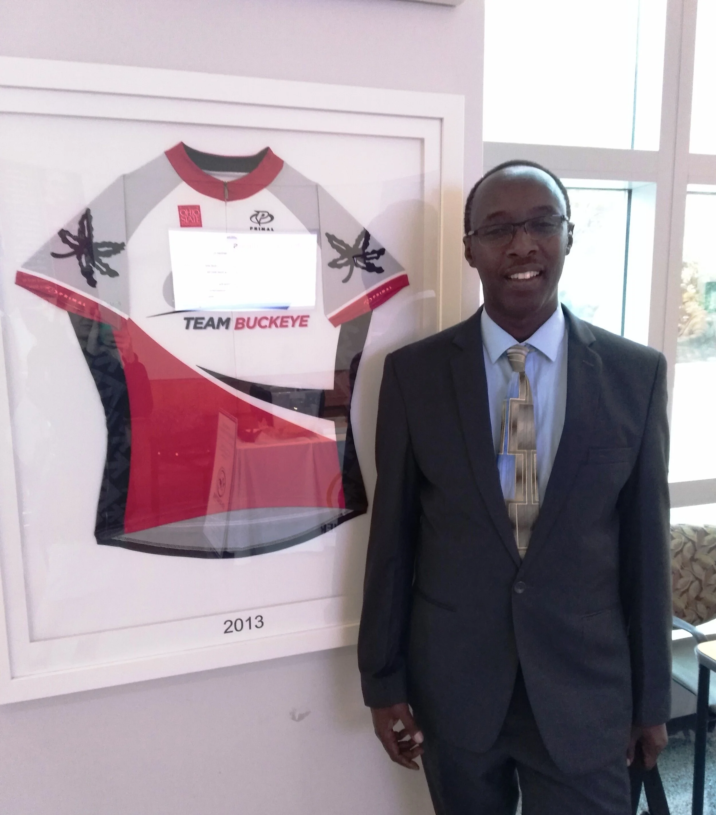 Mr. Joseph Bitega, former Executive Director of CECYDAR during a 2018 exchange program in Columbus, OH