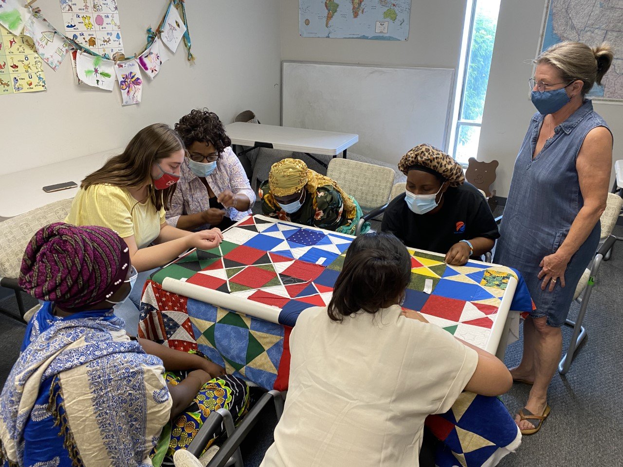 Quilting the Stress Away: A Support Group for Victims