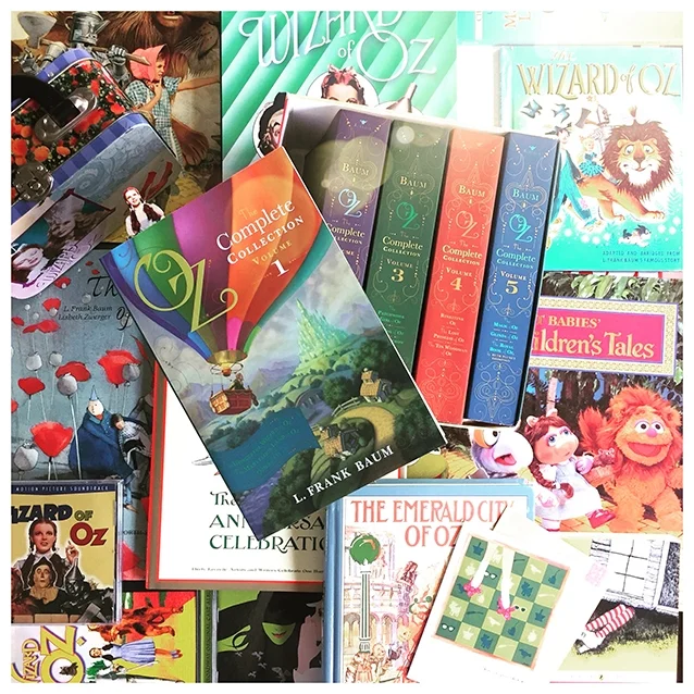 i wanted to become an illustrator as soon as i saw charles santore’s original watercolour painting of dorothy and friends entering the emerald city. it’s STUNNING. and being a musical, my love for the original 1939 film knows no bounds. so my collection of books of every variety continues to grow. i absolutely love the “wizard of oz.” so here’s a peek at some of my collection.