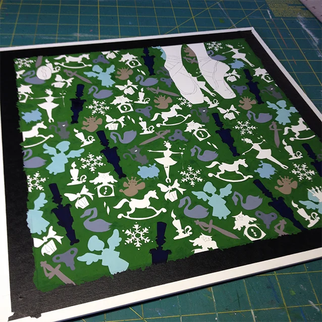 one icon at a time, the background starts to fill in with even more colours!