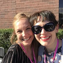 i also got to meet nadine brandes (famous author, famous booktuber , all-around amazing woman. she bought art. which makes my insides super*happy.)