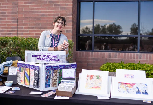 here’s another photo by stephanie that begins to capture the joy of my bookish day! it was so wonderful to meet all of you, and i hope i’m even less shy in 2020 to meet more of you and ask for selfies with you and be cool enough to talk to a few more of you. :)