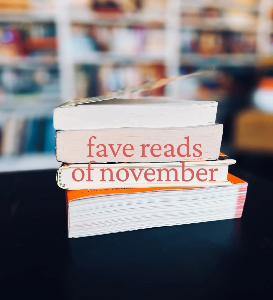 ✨📚 of the books i read this month, here are the ones i happened to love the most&hellip; 📚✨

💖 NORA GOES OFF SCRIPT by @annabelmonaghan 

a swoony grown*up romcom whose {v. satisfying} ending i couldn&rsquo;t begin to predict! a &ldquo;romance cha