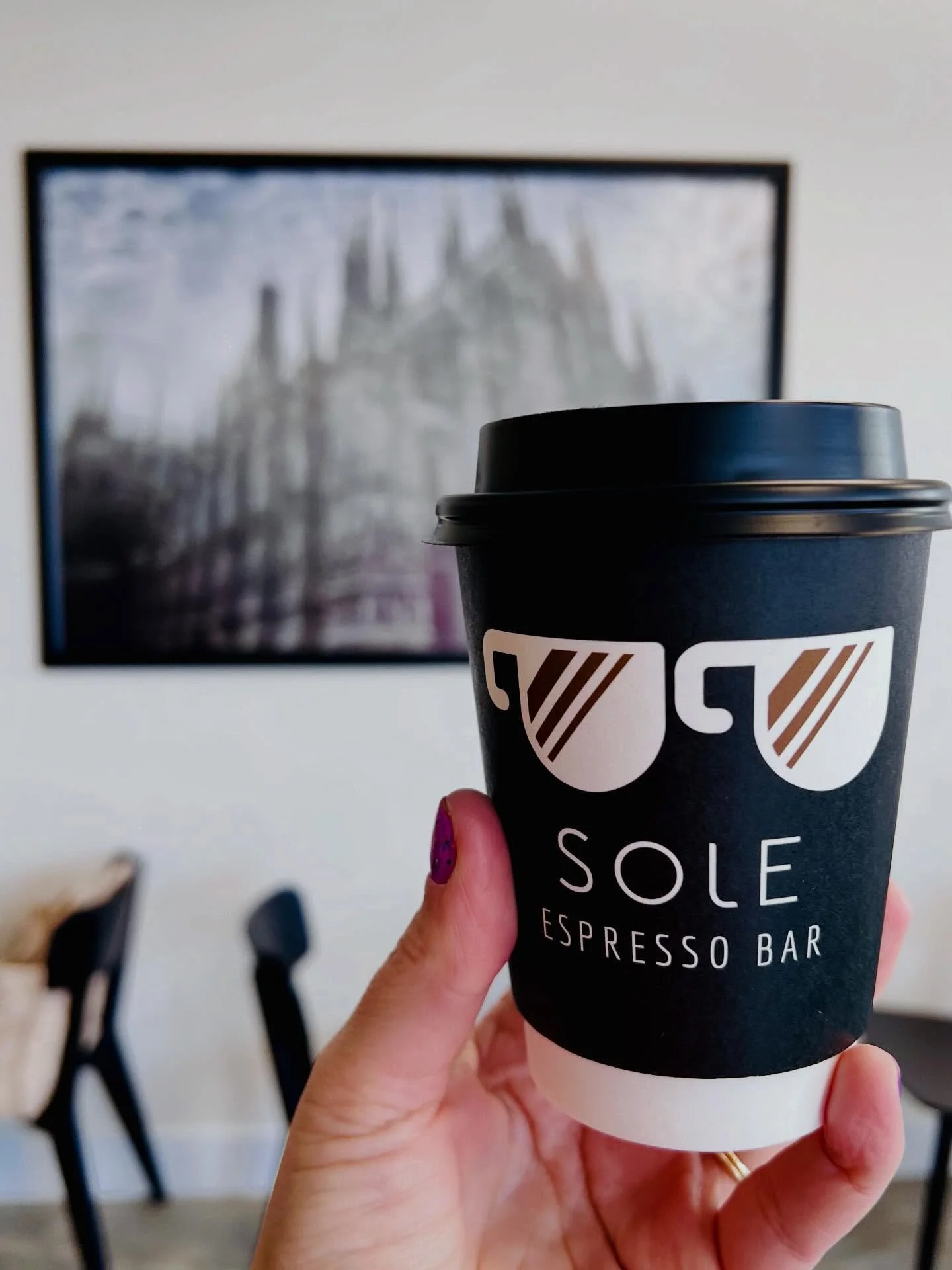 ✨❤️ coffee love week day three: by way of milan, dahling. ❤️✨
☕️
until i get there (milan = the owner&rsquo;s hometown!!), the pistachio latte shall keep me dreaming.
🥹💚🥐
ciao &amp; yum!!
💖xo,
*hallie 🤓
&bull;
#coffeecoffeecoffee @soleespressoba