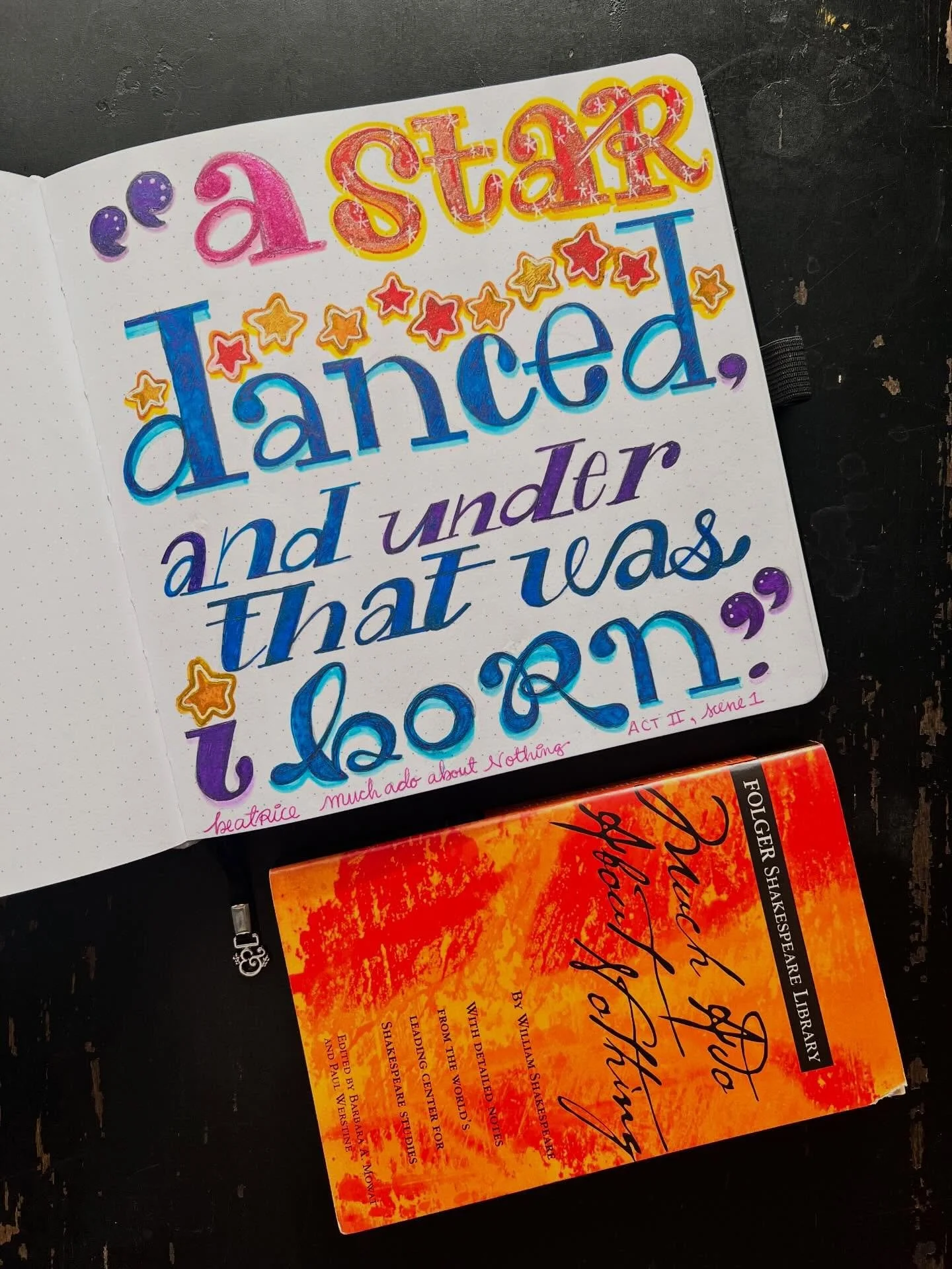 ✨🎭 &ldquo;a star danced, and under that was i born.&rdquo; ~beatrice, MUCH ADO ABOUT NOTHING, act II, scene 1. 🎭✨
✒️
a well-known comedy that is the basis for all enemies-to-lovers romcoms that exist today. (okay, maybe not all, but the earliest in