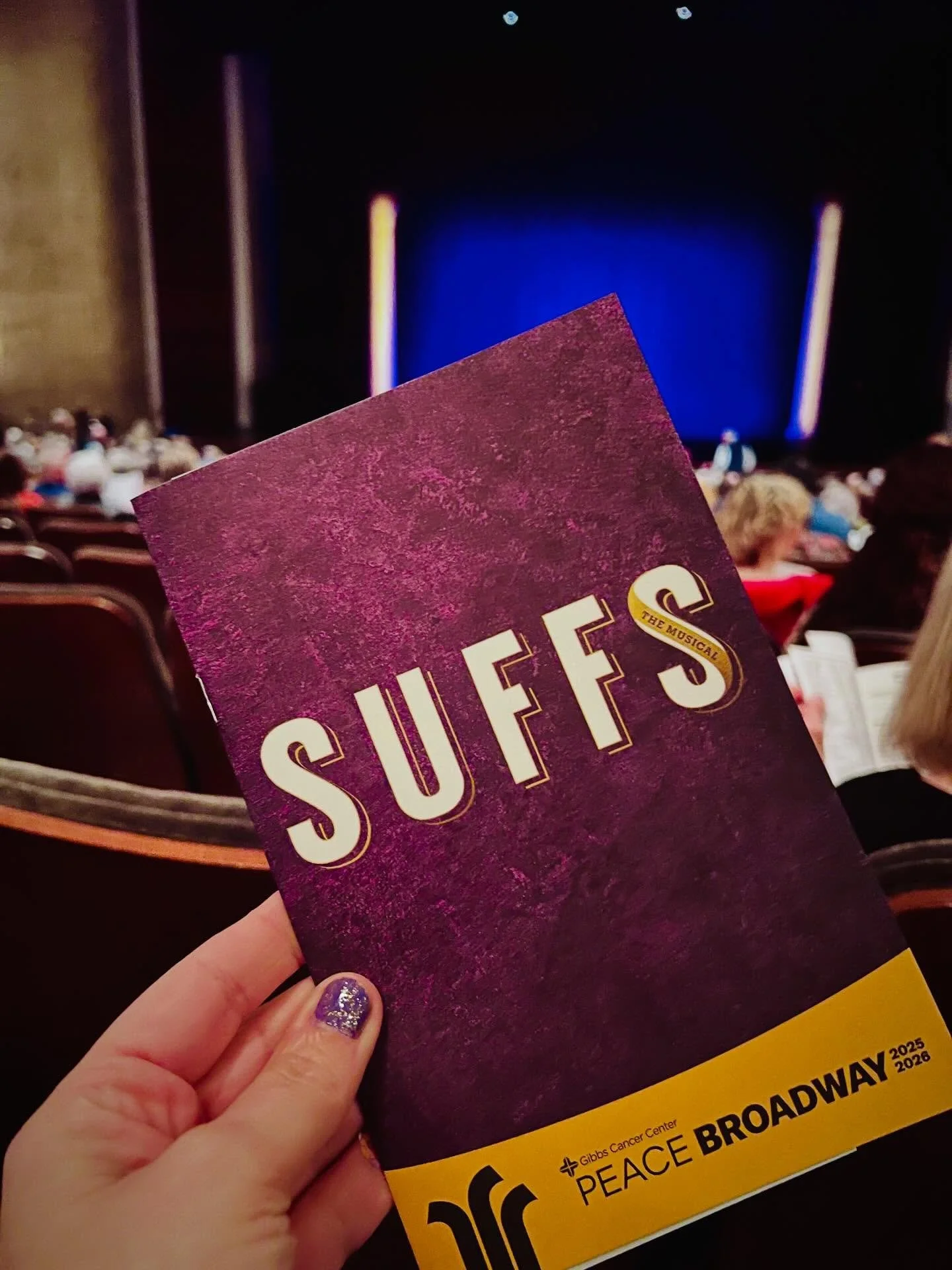⚡️💜 as someone said at bookclub last night: &ldquo;if you want me to learn something, sing it at me.&rdquo; 💜✨

and OH my GAWRsH did i learn a lot (with a fat smile and a few tears on my face) tuesday night @suffsmusical at the @peacecenter .

i kn