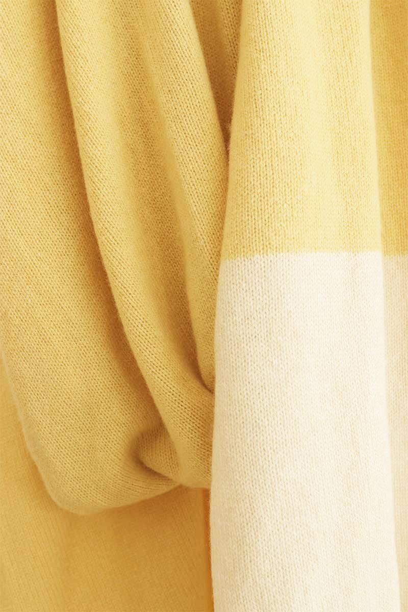 LEOPHIL-lemon-knit-shawl-cashmere-closeup.jpg
