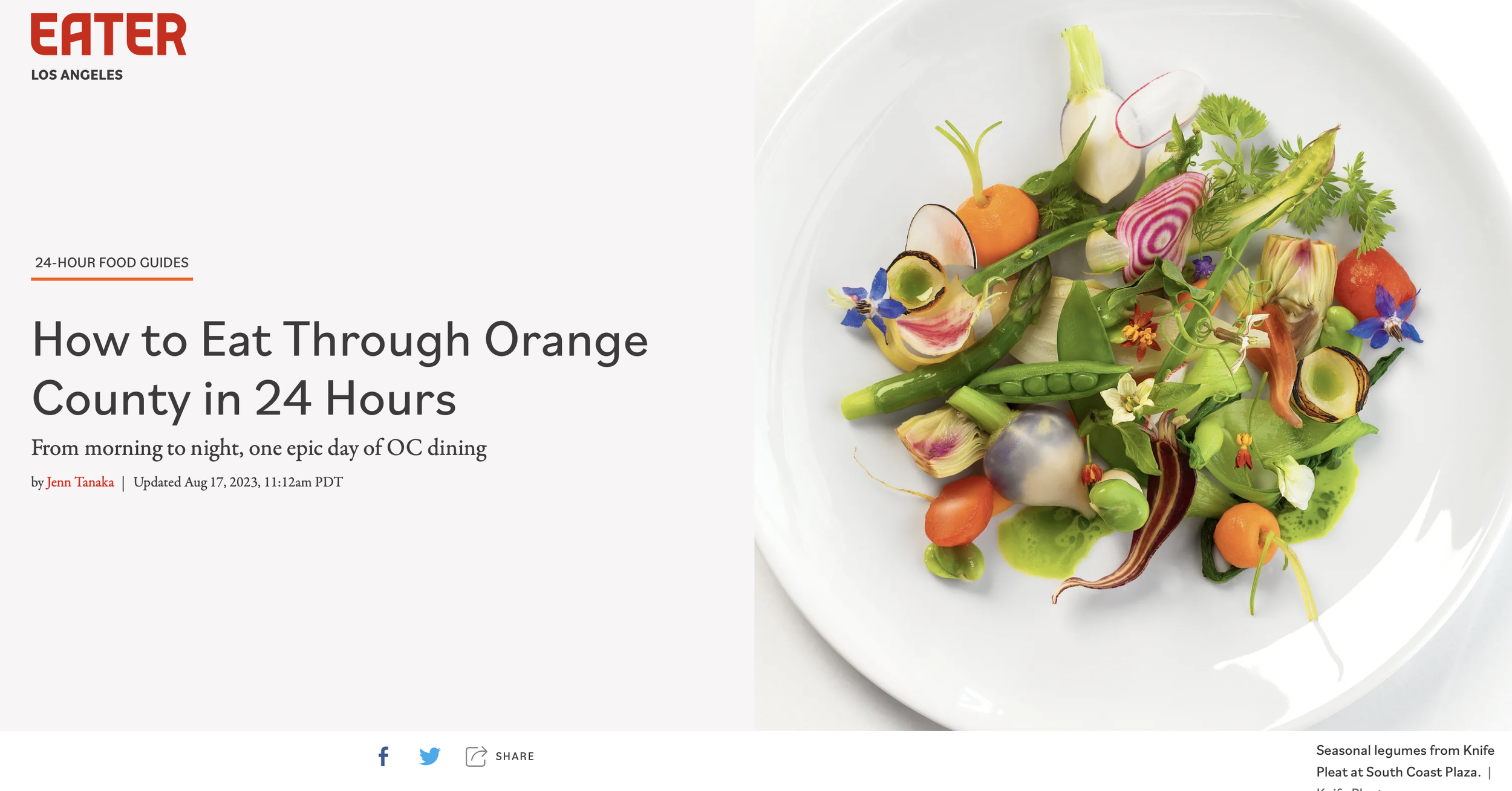 How to Eat through OC in 24 Hours