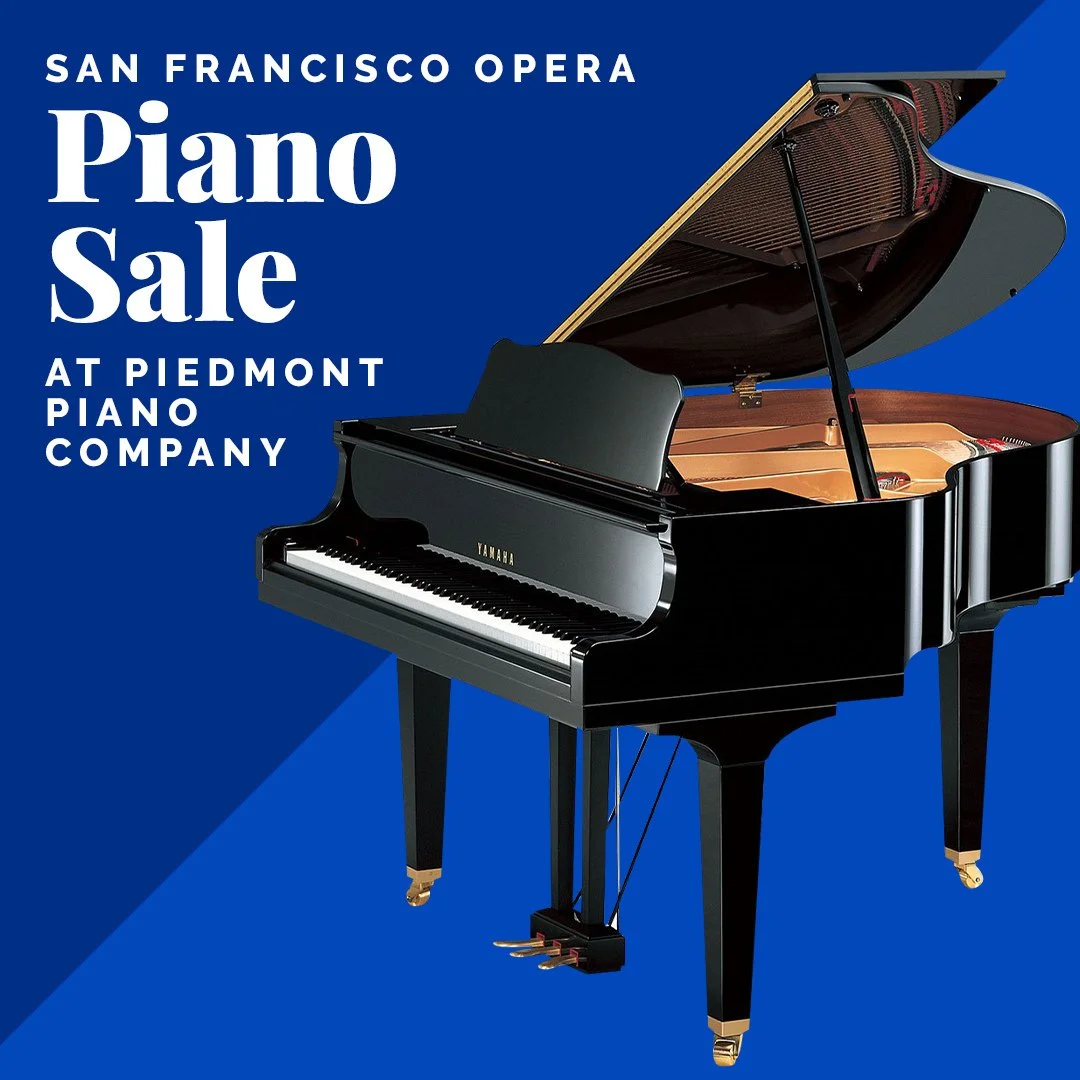 San Francisco Opera Annual Piano Sale 🎹⁠ Piedmont Piano Company has proudly supported the San Francisco Opera for decades, providing acoustic and digital pianos for performances, rehearsals, and practice rooms.⁠
⁠
With this season wrapping up, these
