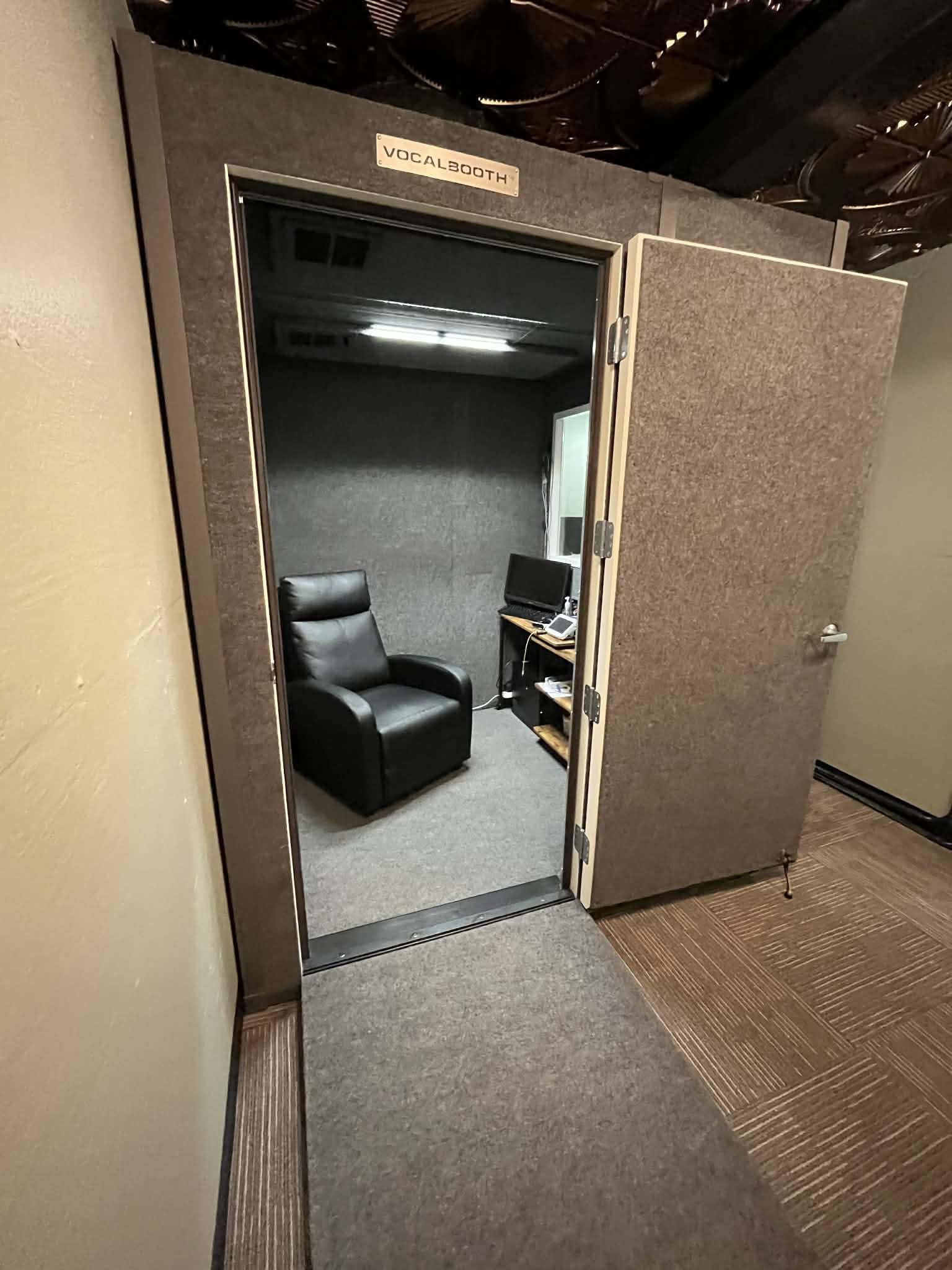 Back Mountain Hearing Care test booth