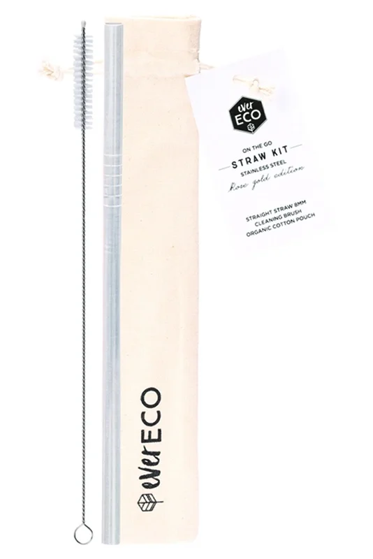 EVER ECO On-The-Go Straw Kit Stainless Steel