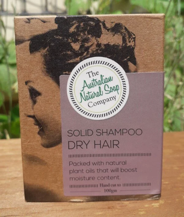 Solid Shampoo For Dry Hair - Australian Natural Soap Company - 100g
