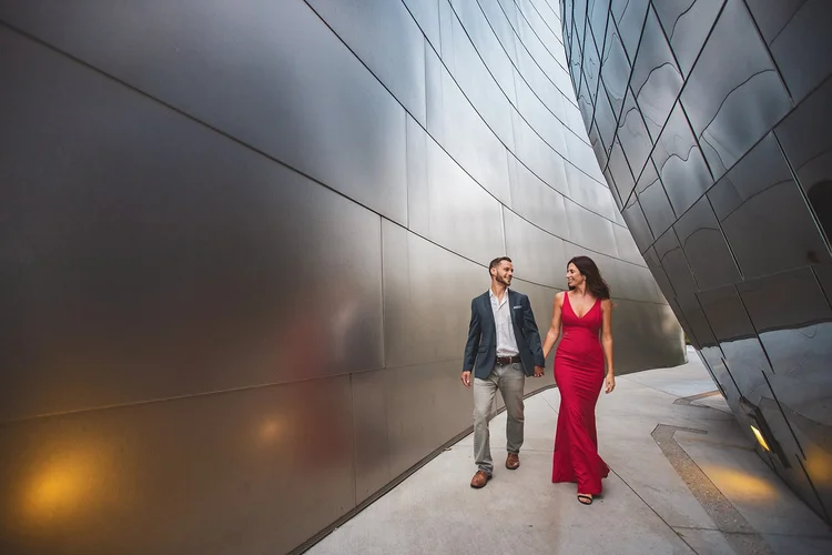Walt Disney Concert Hall婚礼场地 · 洛杉矶市中心 · Lulan Studio 婚纱摄影