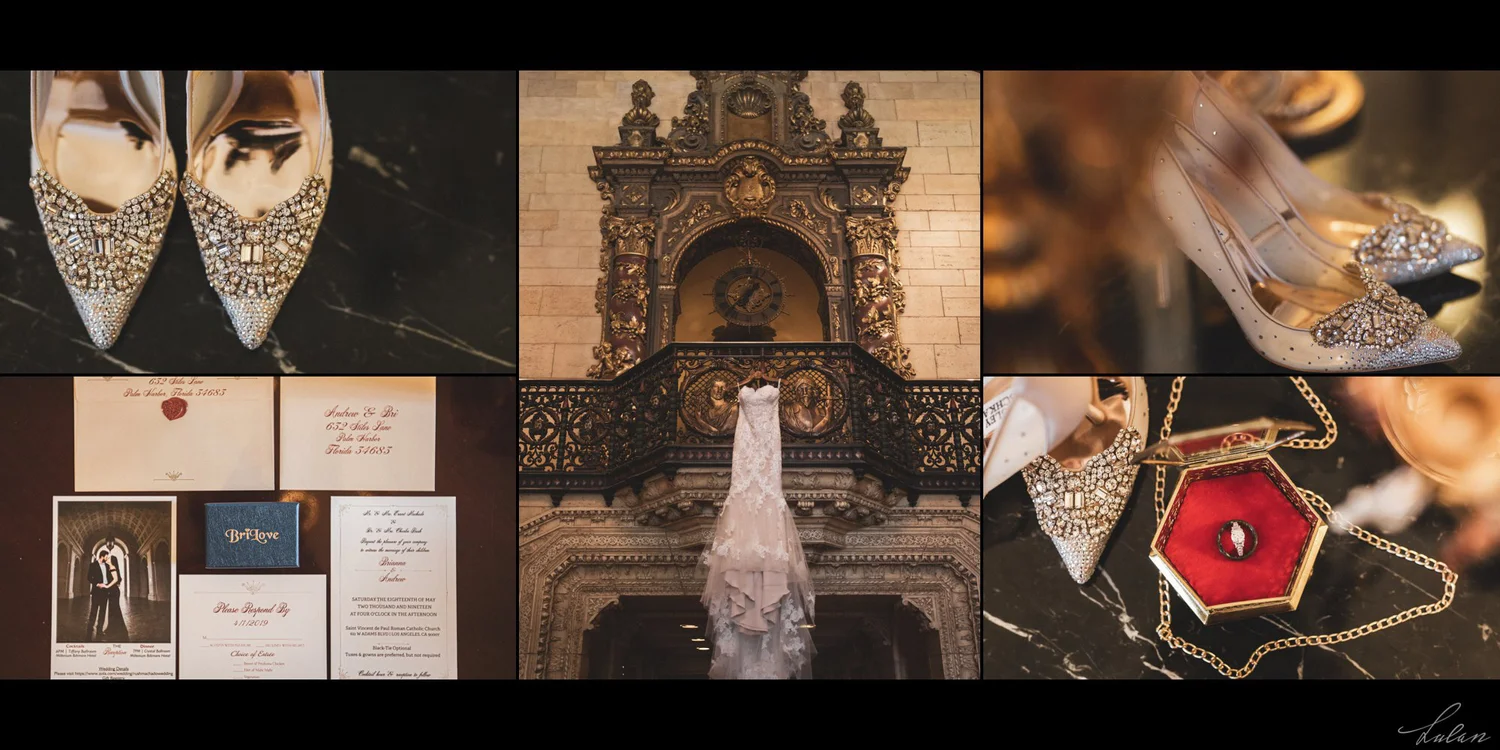 Millennium Biltmore, Los Angeles wedding by Lulan Studio