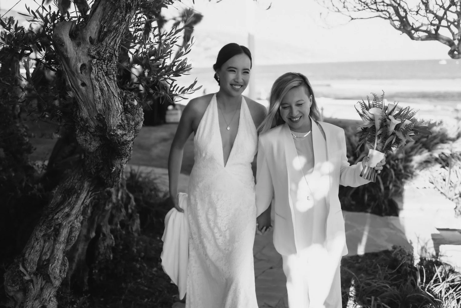 Adamson House Malibu wedding by Lulan Studio
