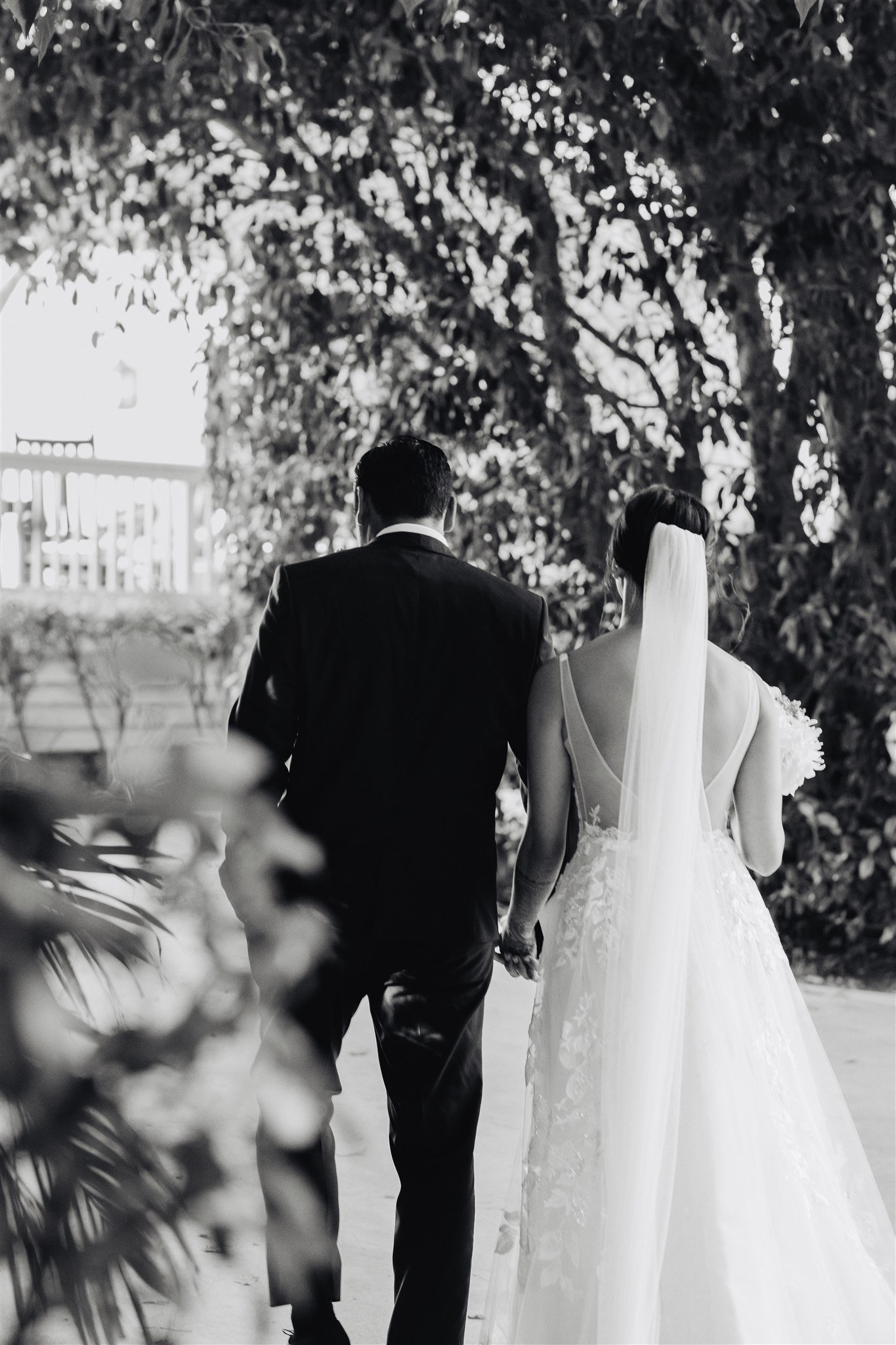 Bride &amp; Groom Wedding Portrait by Lulan Studio