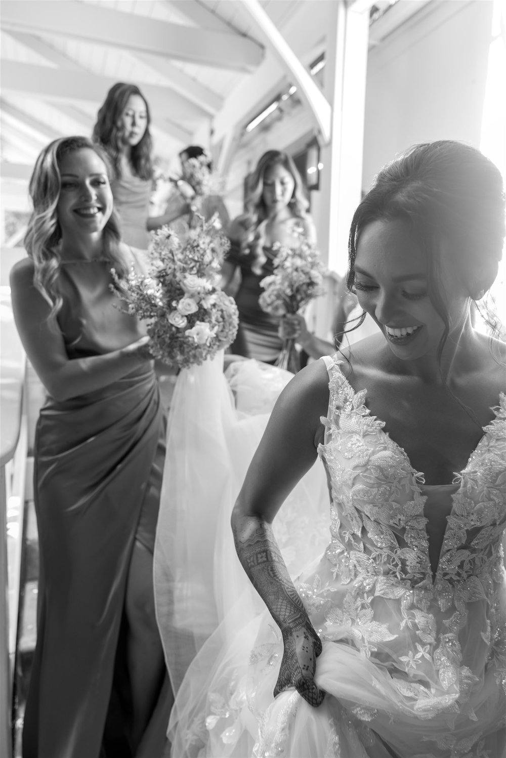 Bride and Bridesmaids Photo