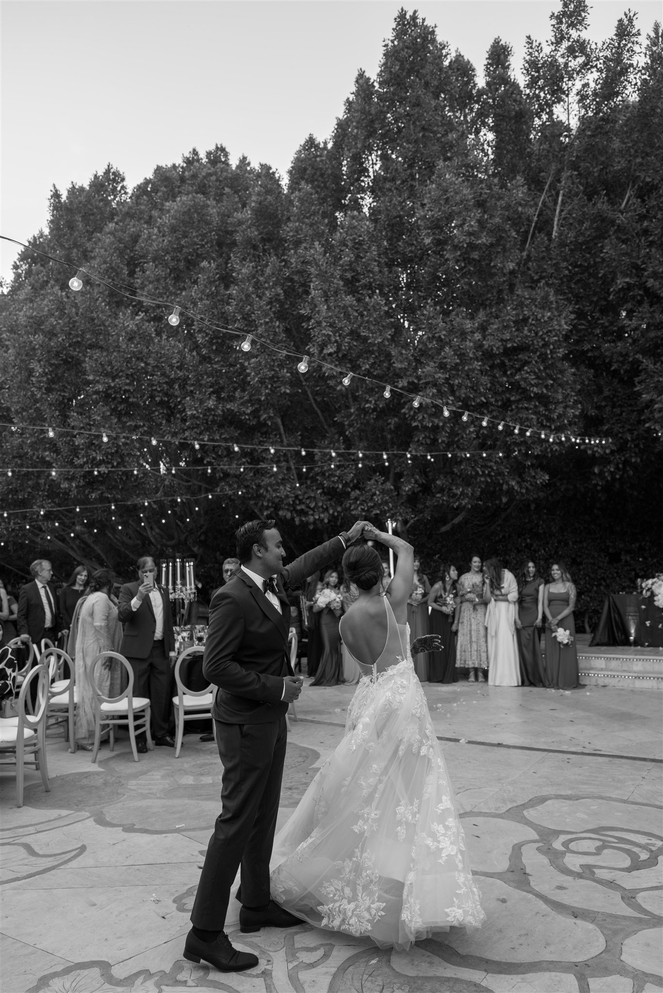 Bride &amp; Groom First Dance Wedding Reception photo by Lulan Studio