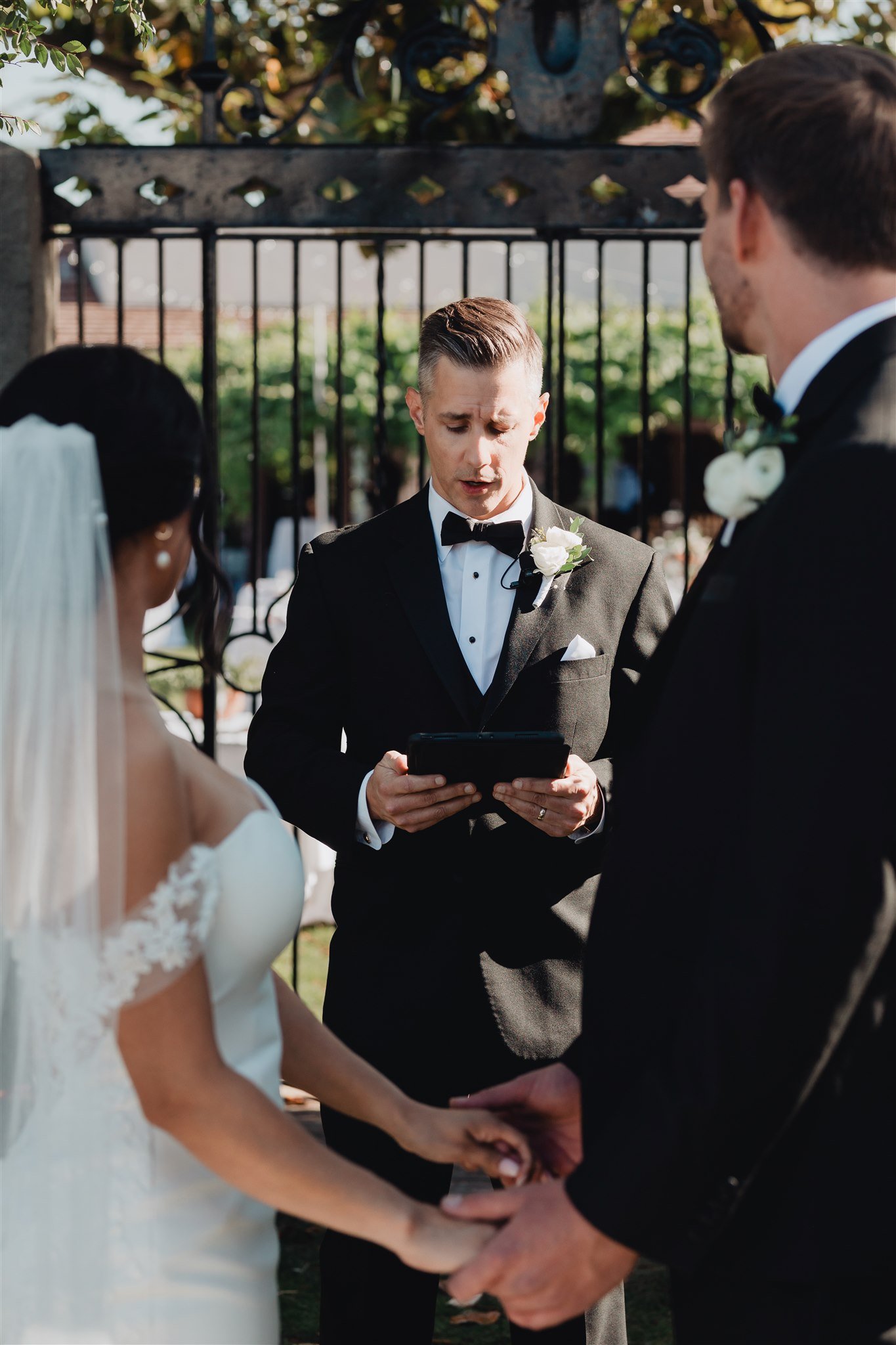 Wedding Ceremony Bride &amp; Groom photo by Lulan Studio