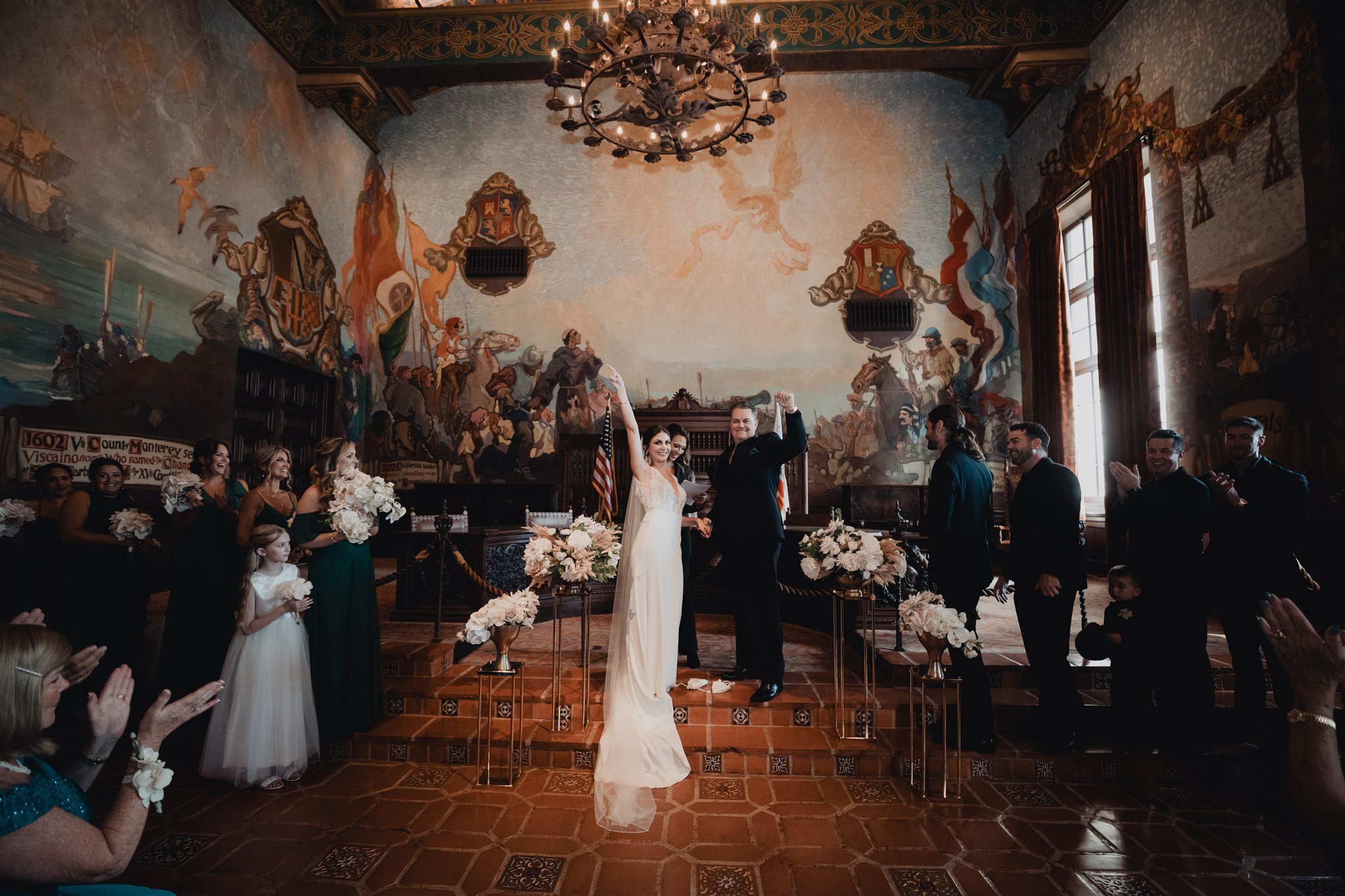 Wedding Ceremony in Santa Barbara by Lulan Studio