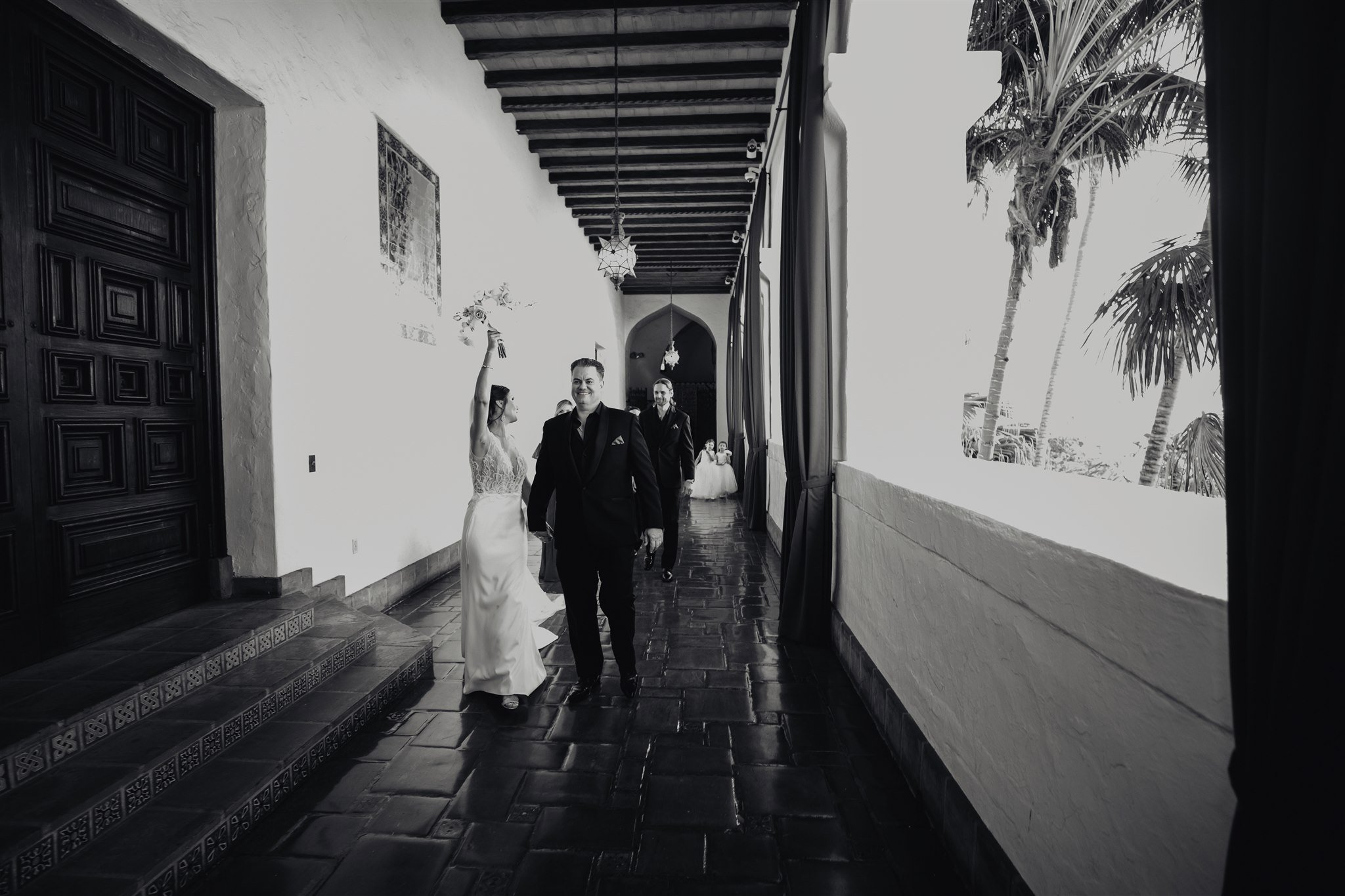 Bride &amp; Groom Portrait by Lulan Studio at Santa Barbara Wedding