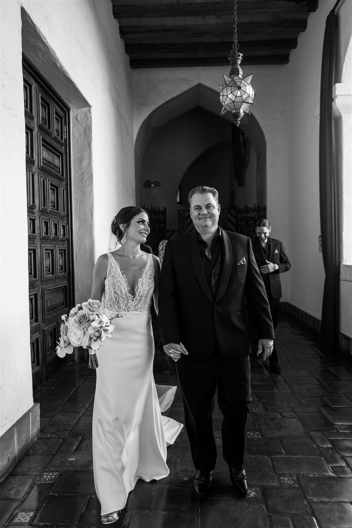 Bride &amp; Groom Portrait by Lulan Studio at Santa Barbara Wedding