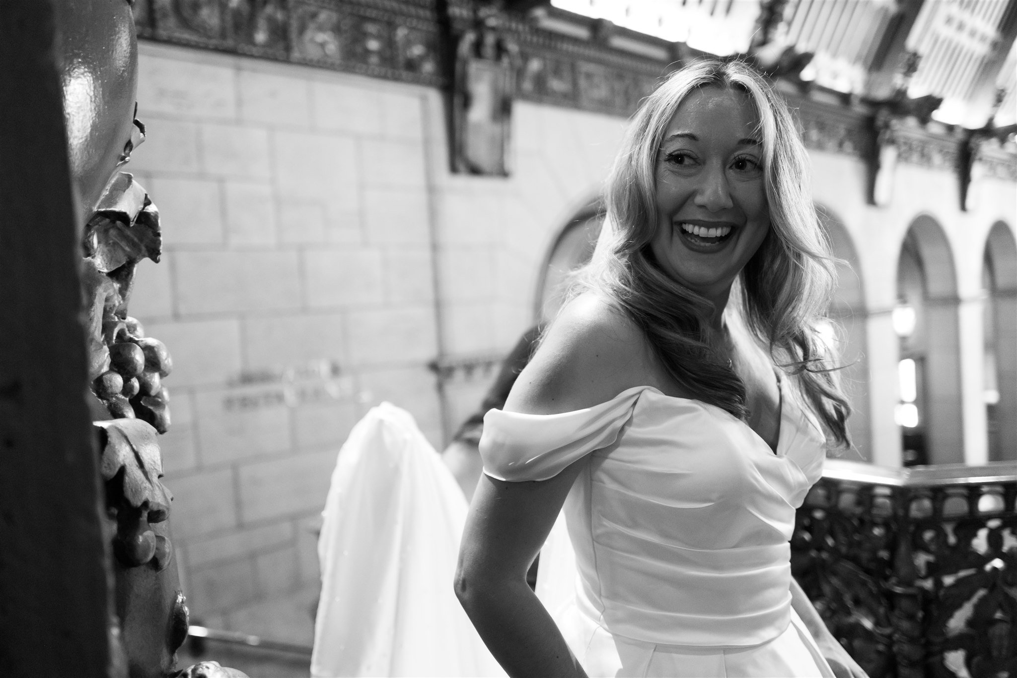 Bride Getting Ready at the Oviatt Penthouse, wedding photo by Lulan Studio