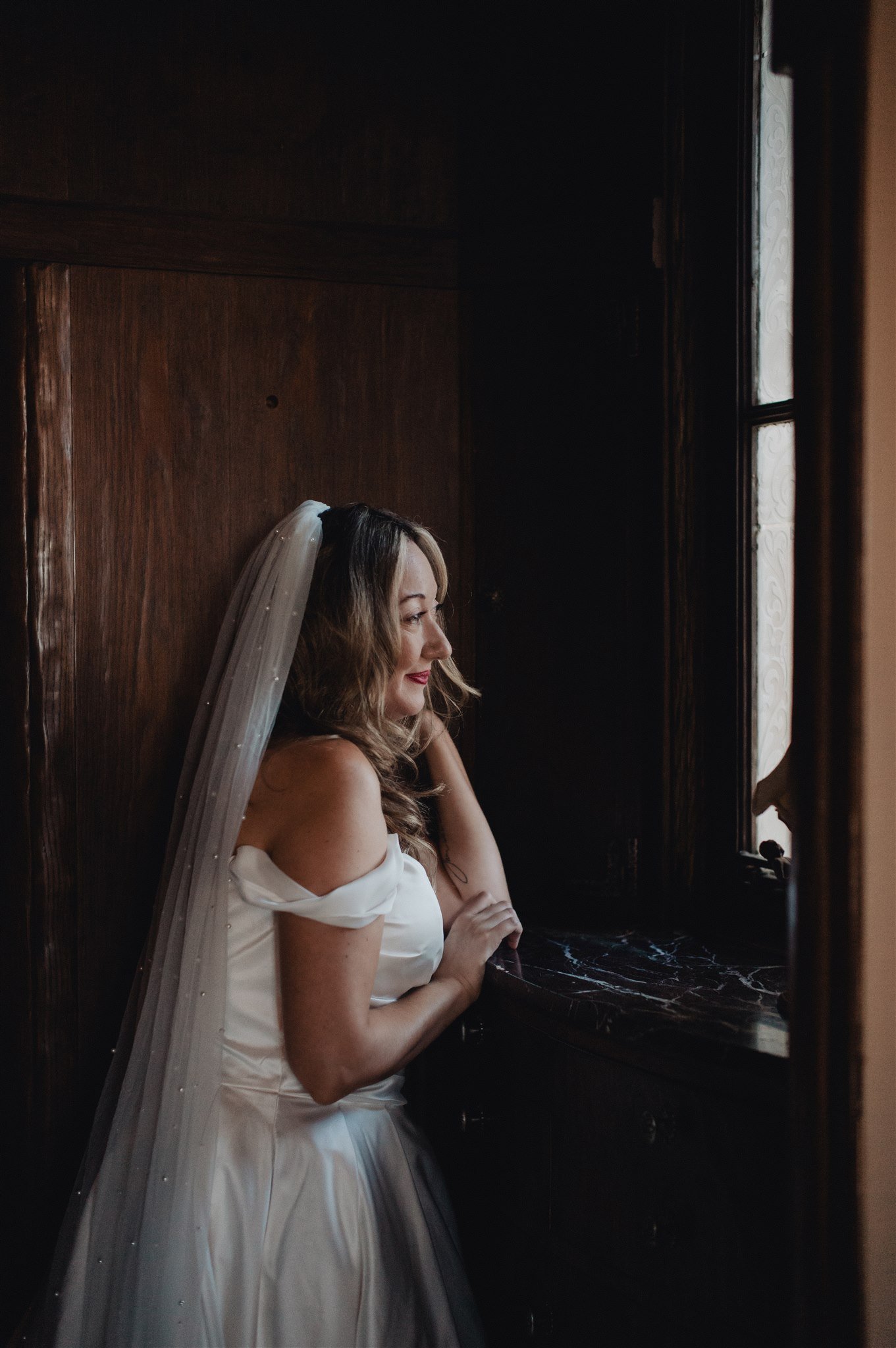 Bride Portrait at Oviatt Penthouse