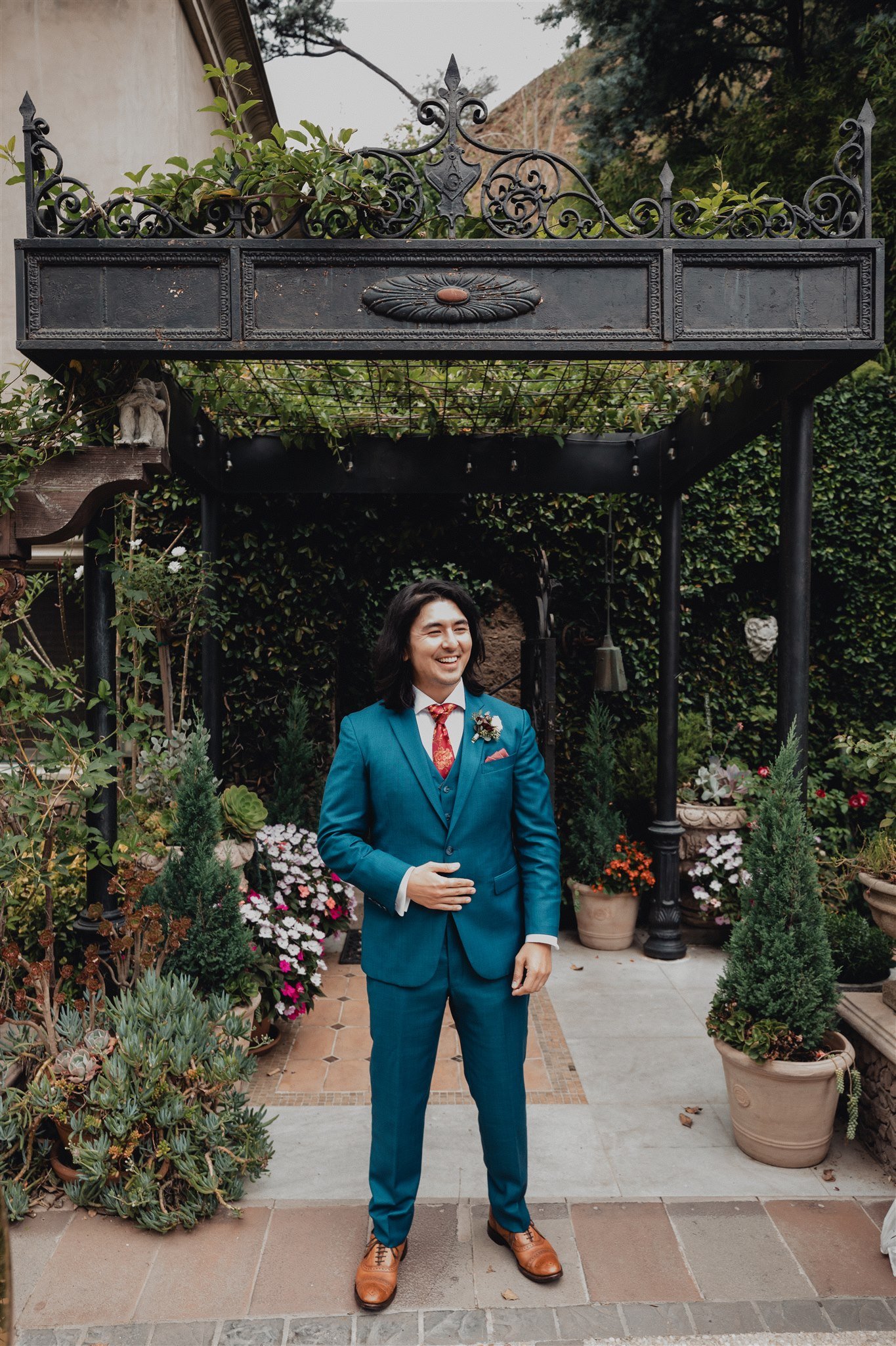 Groom Portrait at Houdini Estate