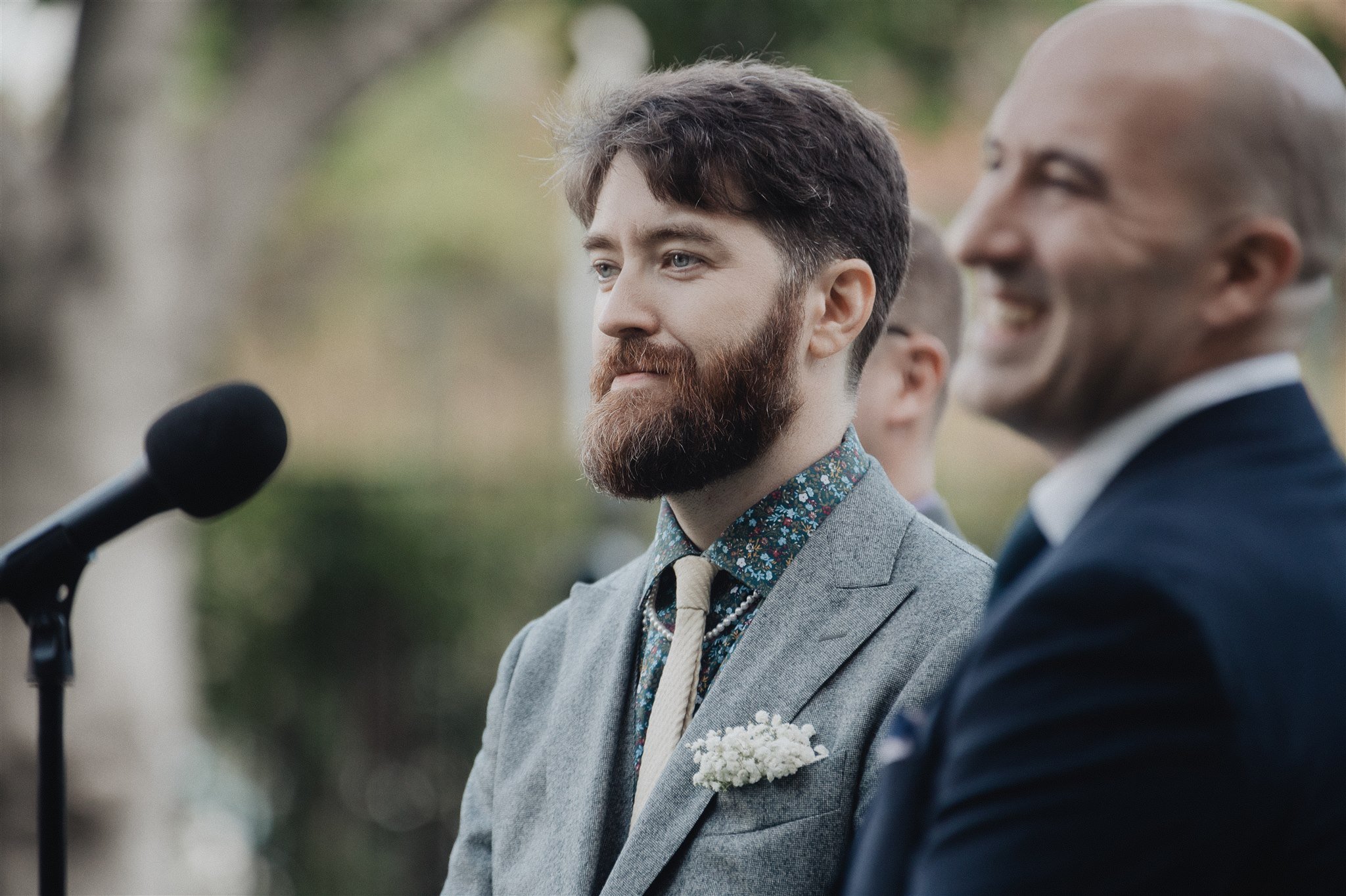 wedding ceremony at Castle Green taken by Lulan Studio