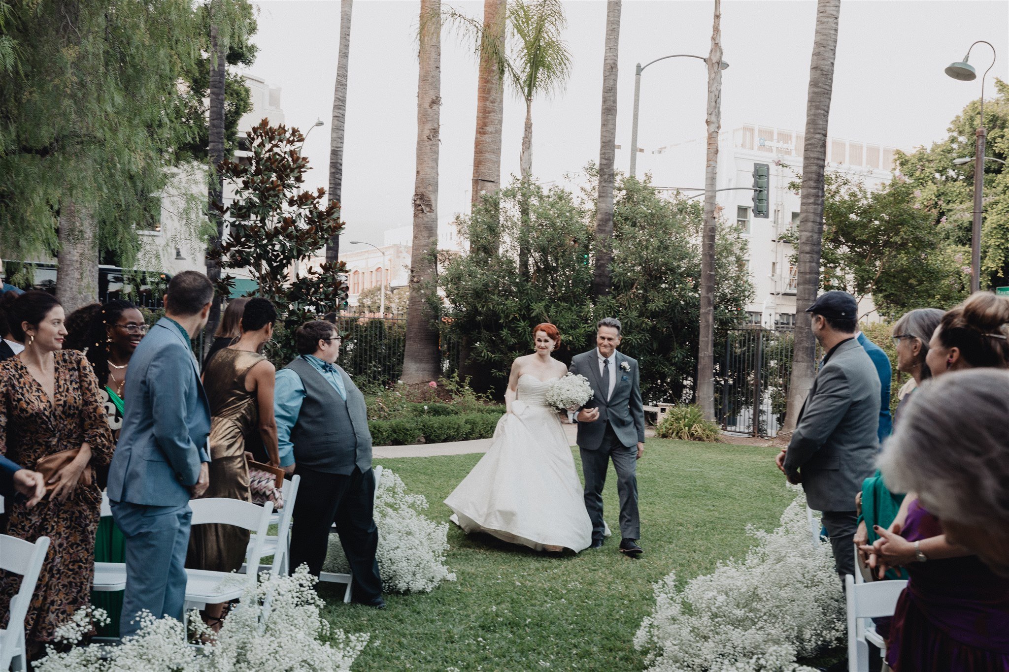 wedding ceremony at Castle Green taken by Lulan Studio