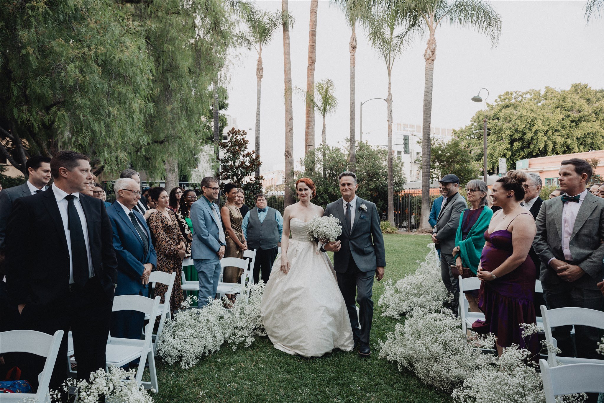 wedding ceremony at Castle Green taken by Lulan Studio