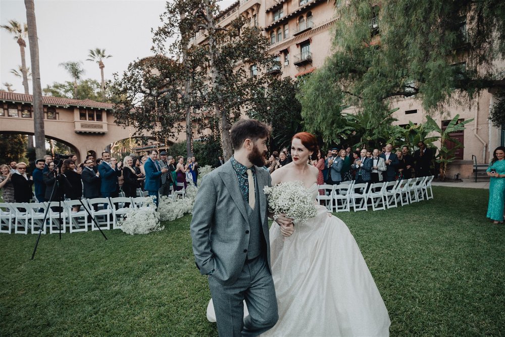 wedding ceremony at Castle Green taken by Lulan Studio