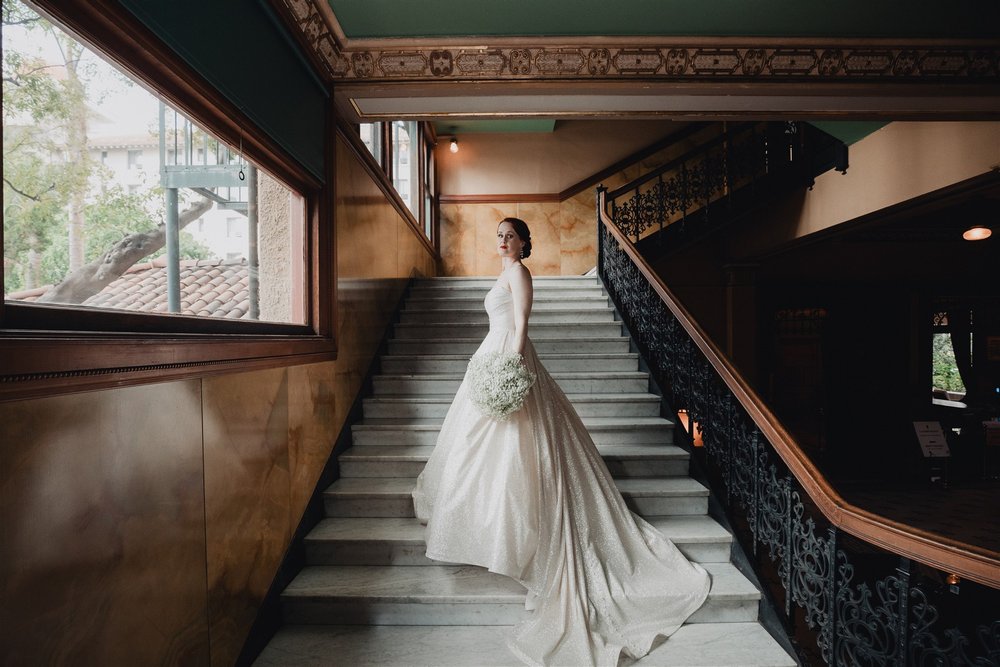 Bride &amp; Groom Wedding Portraits at Castle Green taken by Lulan Studio