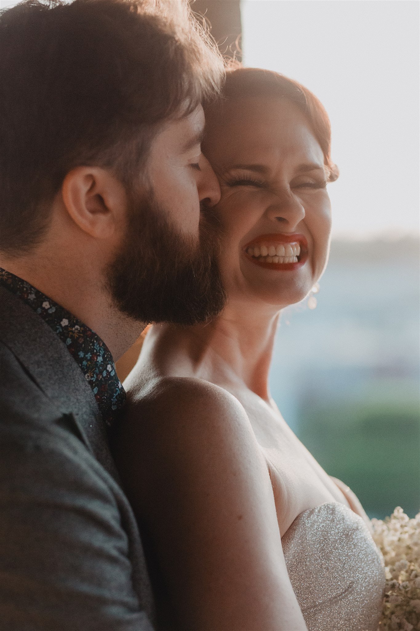 Bride &amp; Groom Wedding Portraits at Castle Green taken by Lulan Studio