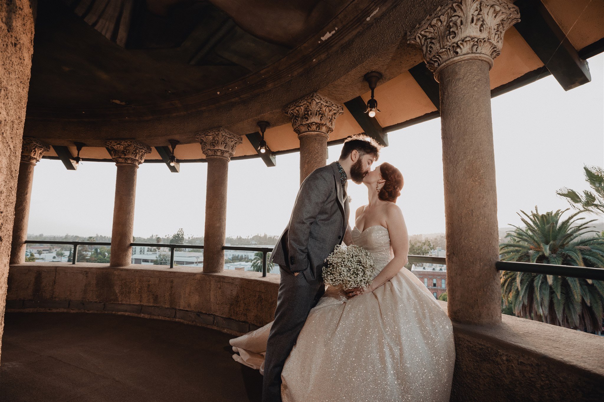 Bride &amp; Groom Wedding Portraits at Castle Green taken by Lulan Studio