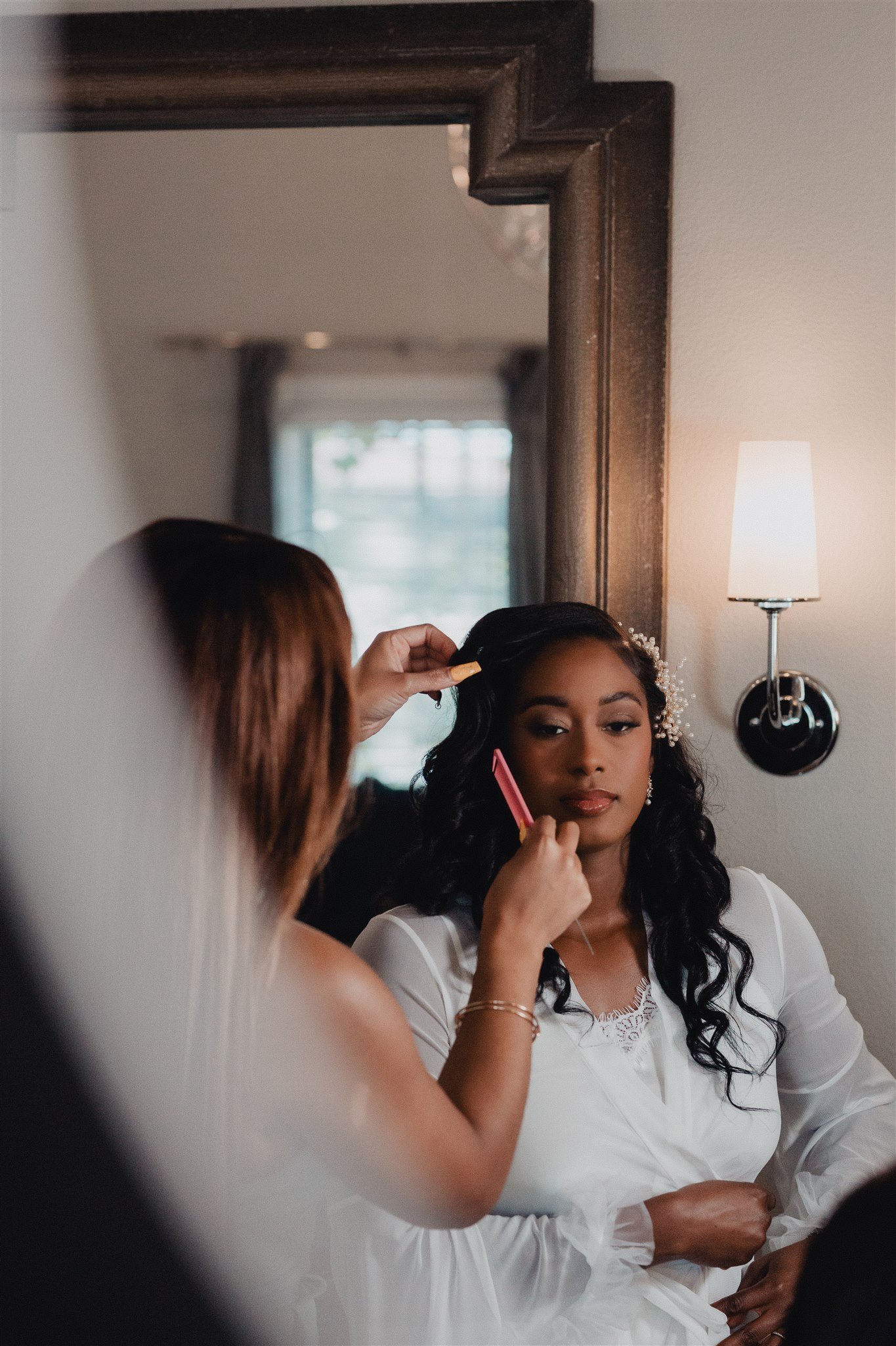 Bride Getting Ready