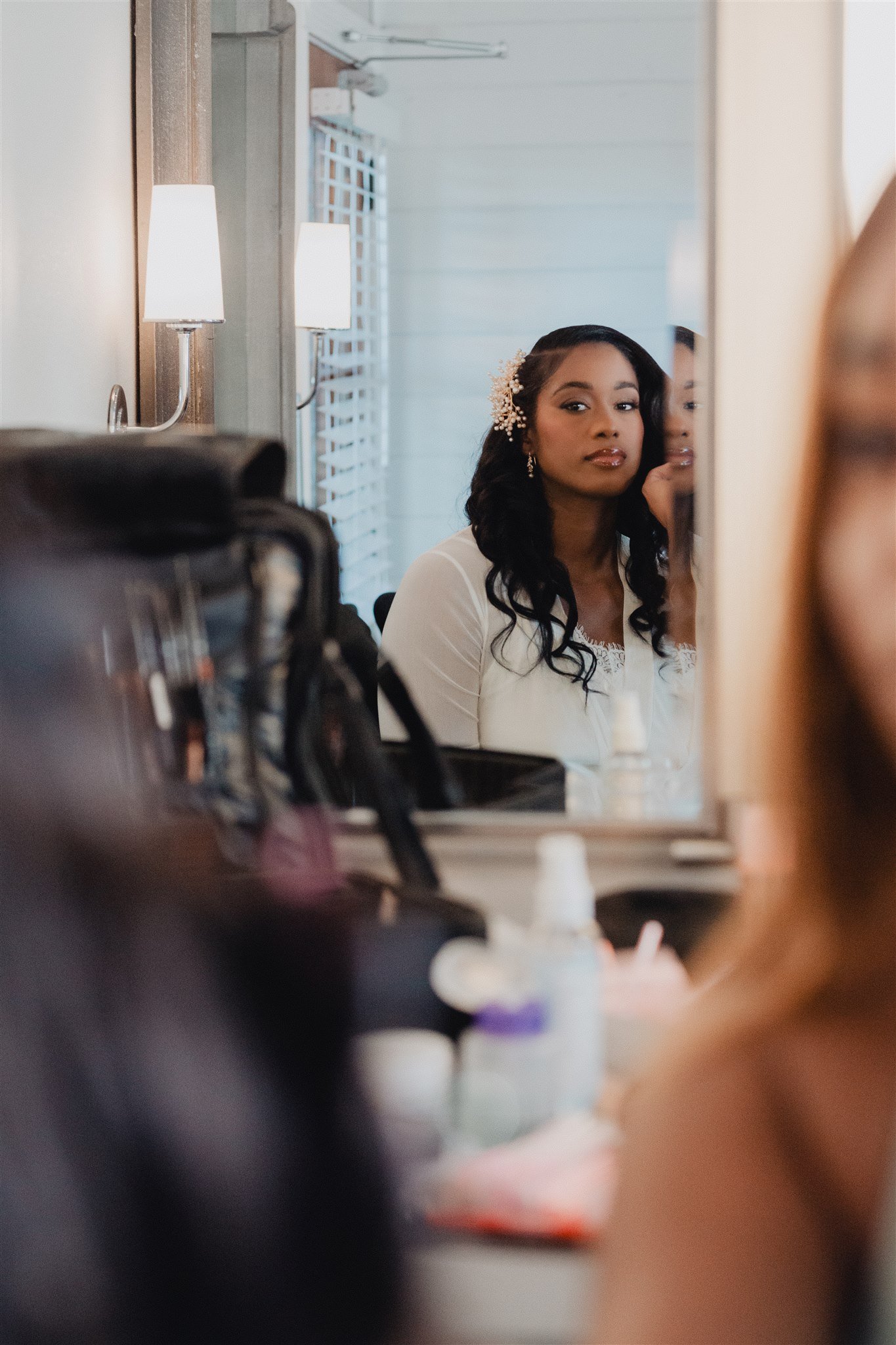 Bride Getting Ready Photo at Ponte Winery taken by Lulan Studio