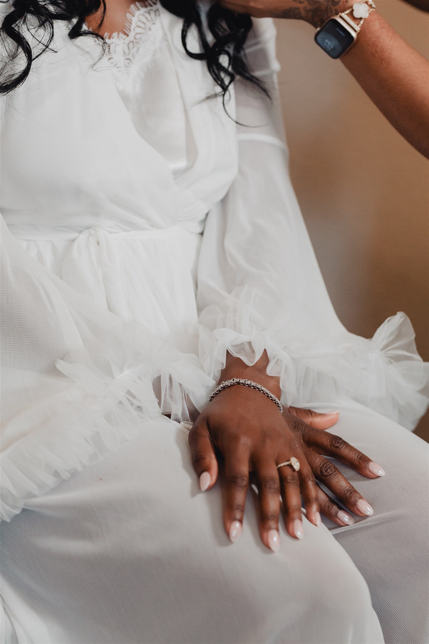 Bride Getting Ready Photo at Ponte Winery taken by Lulan Studio