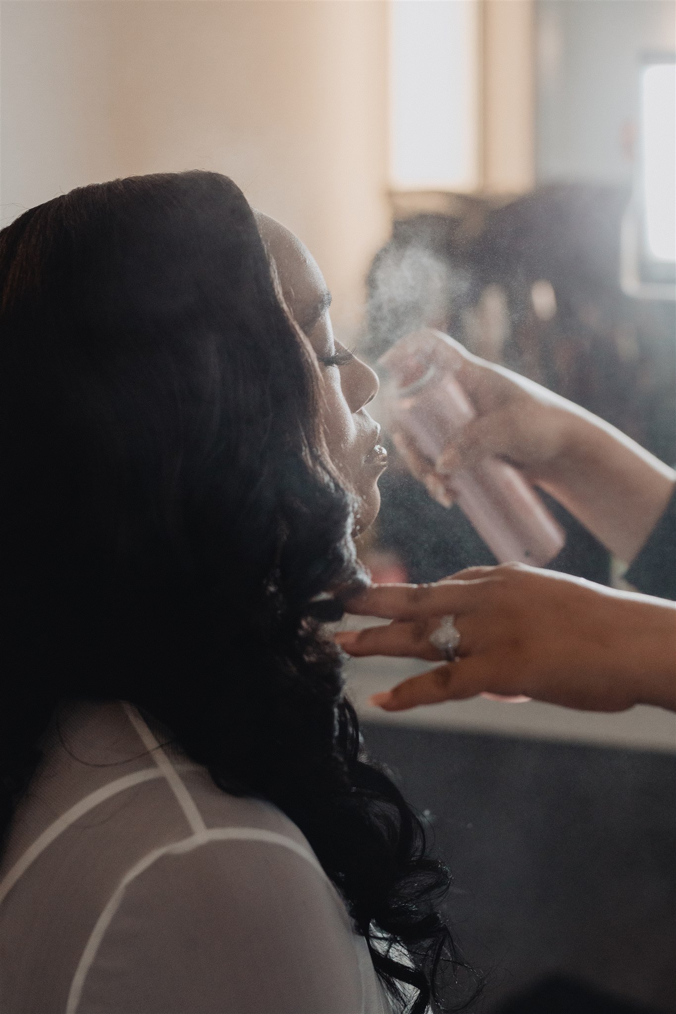 Bride Getting Ready Photo at Ponte Winery taken by Lulan Studio