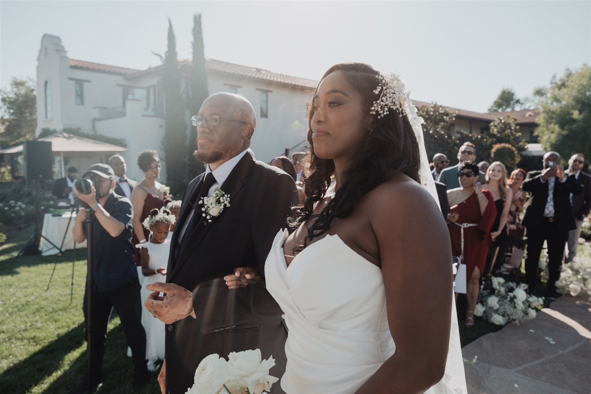 Wedding Ceremony at Ponte Winery taken by Lulan Studio