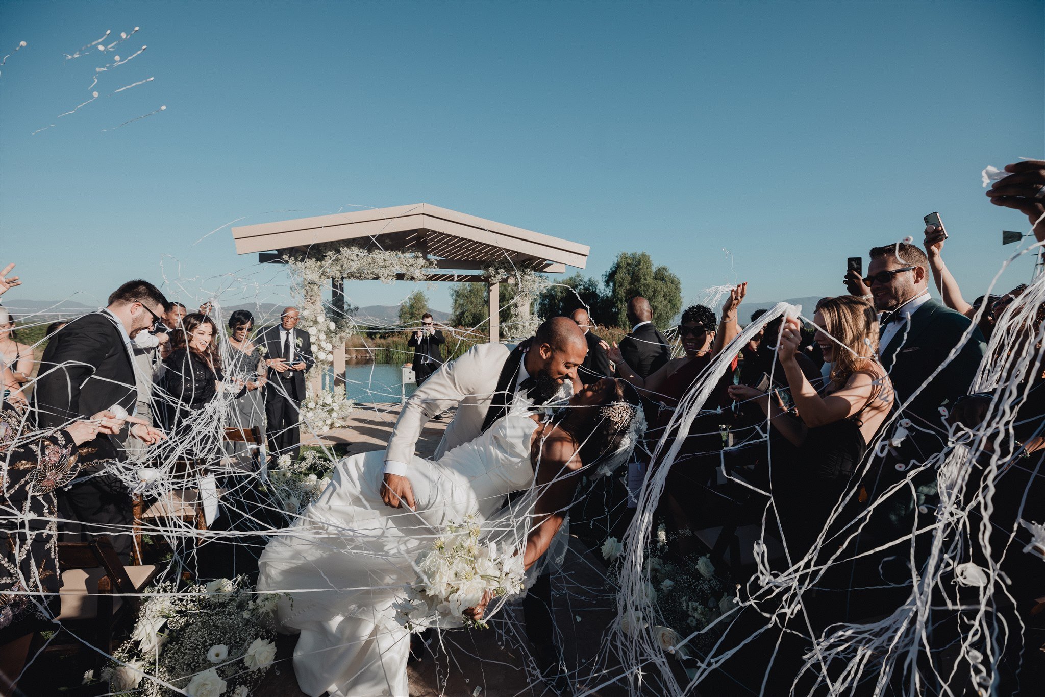 Wedding Ceremony at Ponte Winery taken by Lulan Studio