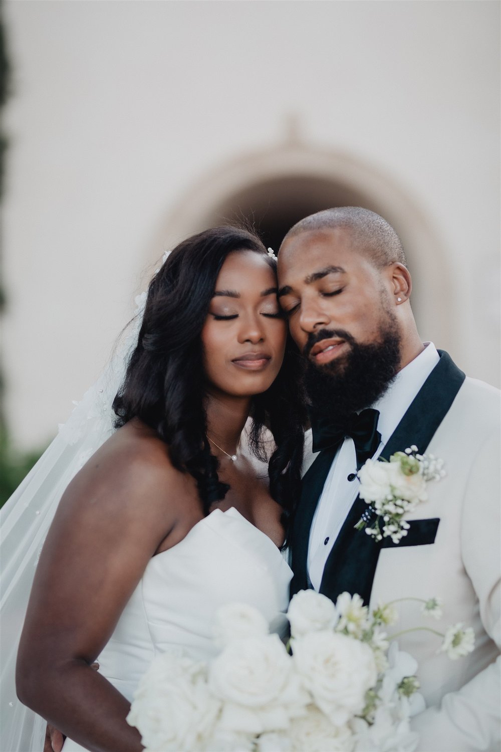 Bride &amp; Groom Portrait at Ponte Winery taken by Lulan Studio