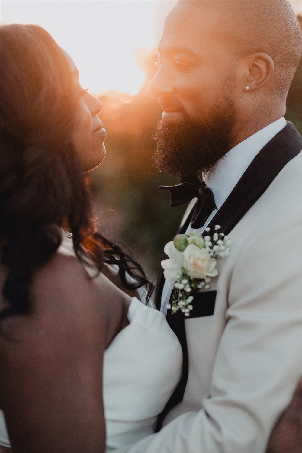 Bride &amp; Groom Portrait at Ponte Winery taken by Lulan Studio